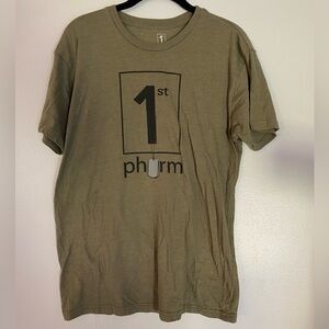 1st Phorm Army Green T-Shirt with Black Logo & Dog Tag